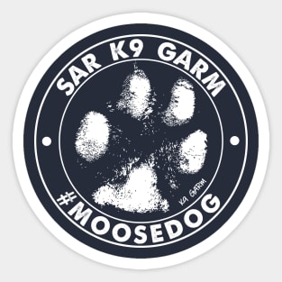 Moosedog Pawtograph Logo Sticker